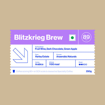 Blitzkrieg Brew Specialty Coffee (SCA 89)