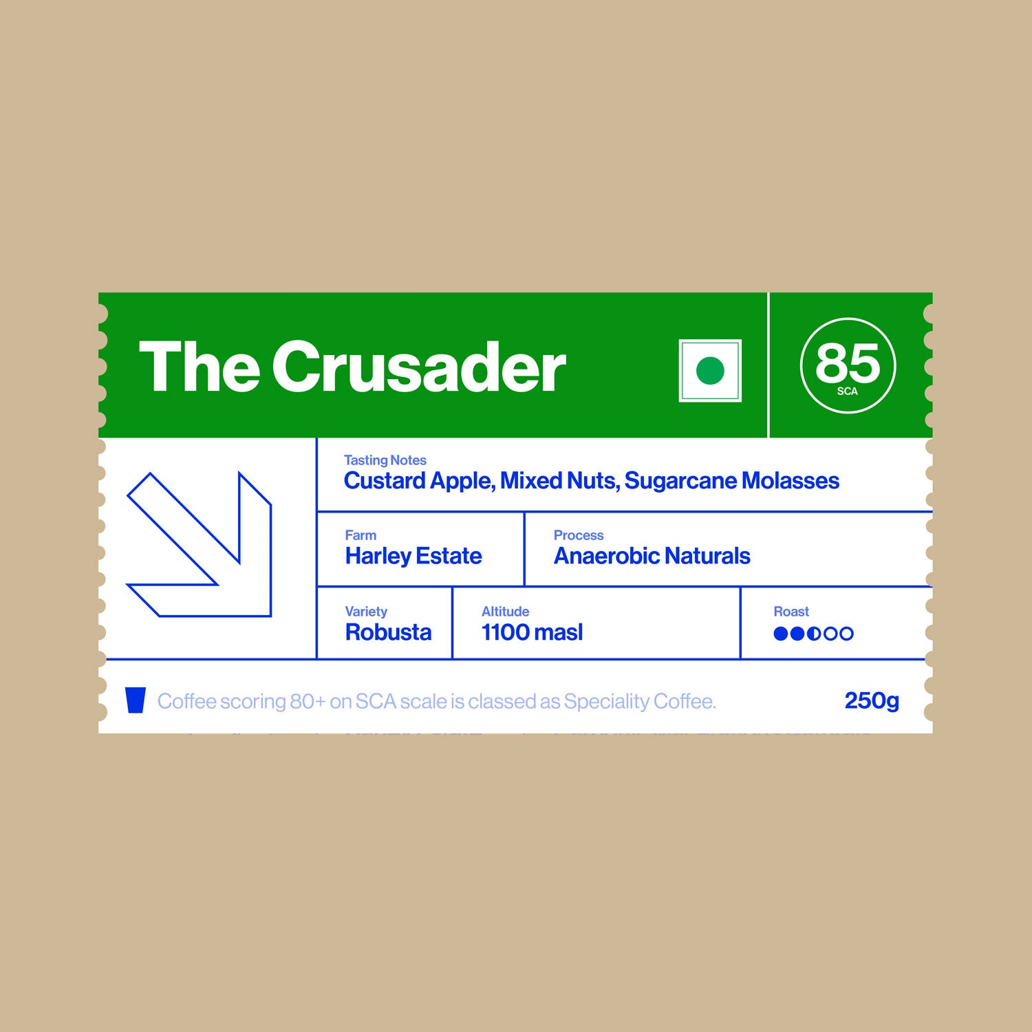 The Crusader Specialty Coffee (SCA 85)