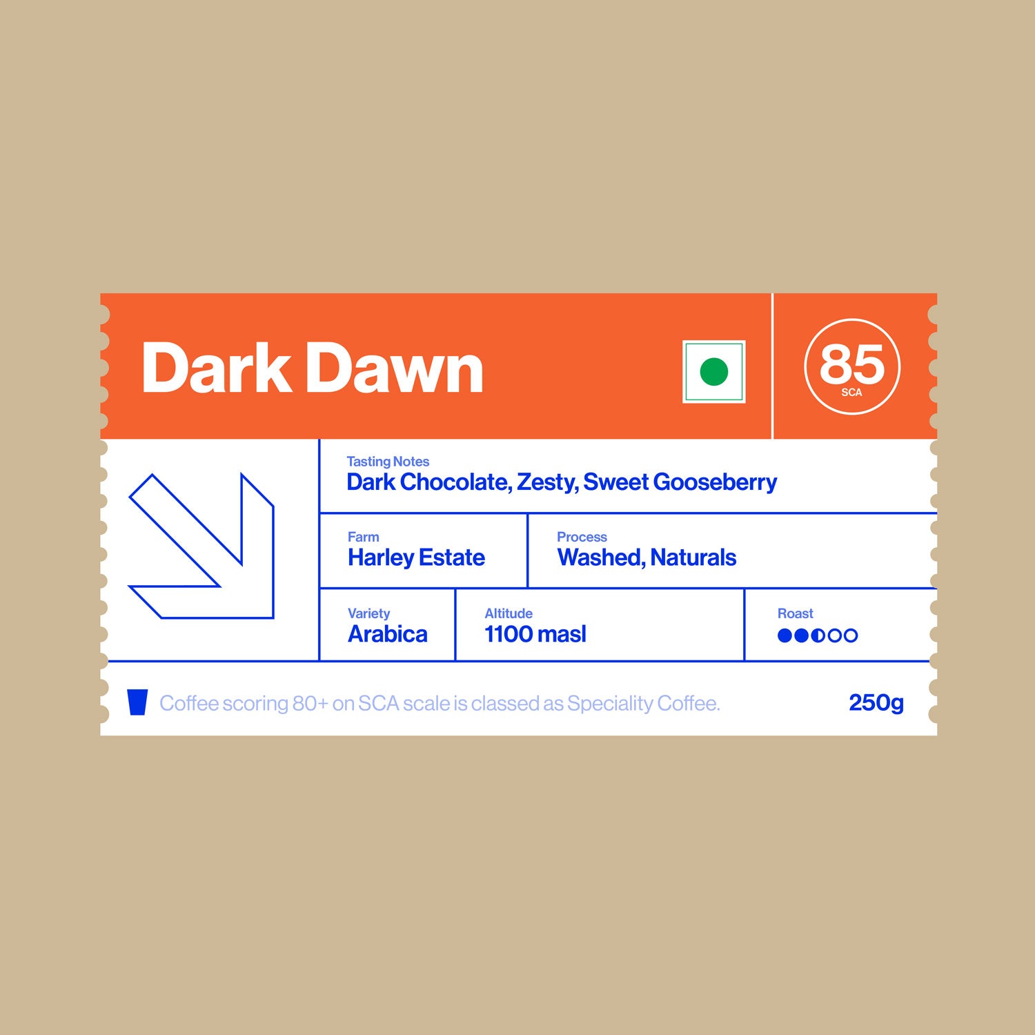 Dark Dawn Specialty Coffee (SCA 85)