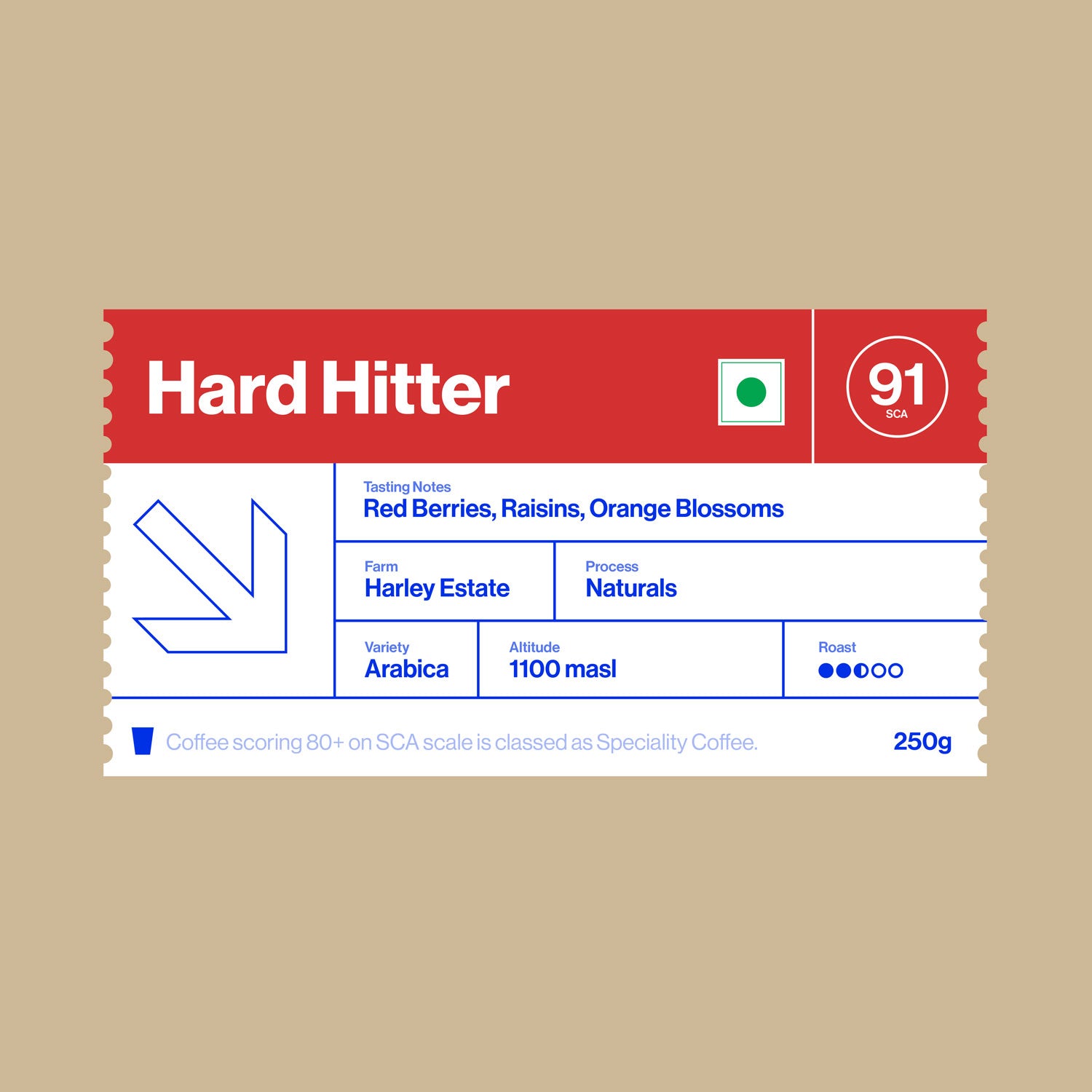 Hard Hitter Specialty Coffee (SCA 91)